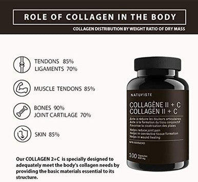 Hydrolyzed Collagen Peptide Supplement Tablets with Vit.C for Men and Women
