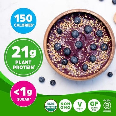 Orgain Organic Vegan Protein Powder Vanilla Bean 21G Plant Based Protein 4G Prebiotic Fiber No Lactose Ingredients No Added Sugar Nongmo For Shakes & Smoothies 1.02 Lb (Packaging May Vary)