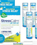 Boiron Stresscalm On The Go For Relief Of Stress Anxiousness Nervousness Irritability And Fatigue 80 Count Per Tube 4 Tubes With Peak10 Health Pen