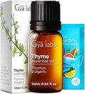Gya Labs Wintergreen Essential Oil For Diffuser & Thyme Oil For Hair Set - Aromatherapy Grade Essential Oils Set - Gya Labs