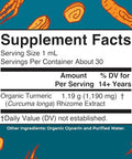 Maryruth's Organics Organic Turmeric Liquid Extract 1 Fl Oz
