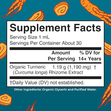 Maryruth's Organics Organic Turmeric Liquid Extract 1 Fl Oz