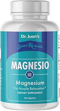 Santo Remedio Magnesium Supports Muscle Relaxation Dietary Supplement Magnesium Citrate 300 mg No Artificial Flavors No Artificial Colors 90 Tablets (90 Servings)