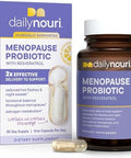 Dailynouri Daily Nouri Menopause Probiotic Supports Hormonal Balance Estrogen Hot Flashes Night Sweats Bloating & Gut Health 3 Clinically Studied Strains + Resveratrol & Vegan Omega Oil 30Day Supply