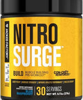 Jacked Factory Nitrosurge Build Pre Workout With Creatine For Muscle Building Con Cret Creatine Powder & Elevatp For Intense Energy Powerful Pump & Endless Endurance 30 Servings Blue Raspberry