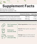 Micro Ingredients Pure Magnesium Citrate Supplements 500Mg 300 Capsules Fat-Soluble Vitamin C Added 100 Chelated Only Active Ingredients