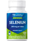 Rite Aid Selenium Tablets 200 Mcg, 100 Count, Natural Mineral And Antioxidant, Essential Support For The Body