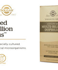 Solgar Advanced Multi-Billion Dophilus 60 Vegetable Capsules - Supports Healthy Intestinal Flora - 5 Billion Microorganisms Per Serving - Gluten Dairy Lactose & Milk No - Vegetarian - 60 Servings