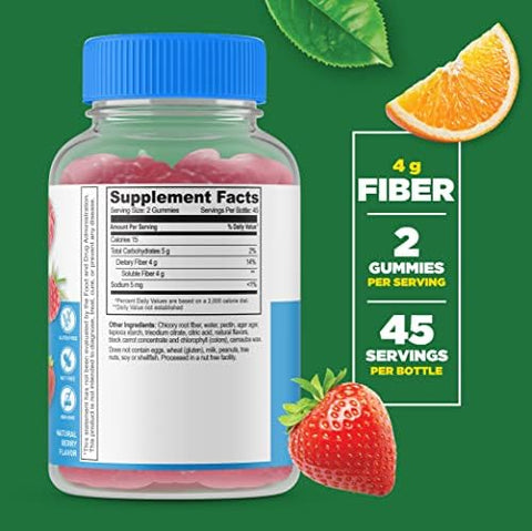 Lifeable Sugar Prebiotic Fiber + Women'S Multivitamin Gummies Bundle Great Tasting Vitamin Supplement Gluten Gmo Chewable Gummy