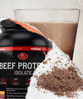 Olympian Labs Beef Protein Isolate Powder 24G Protein Bst 2 Grams Bcaa'S Muscle Building Amino Acids 32 Ounces Flavored With Real Chocolate
