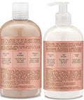 Shea Moisture Shampoo And Conditioner Set Coconut & Hibiscus Curl & Shine Curly Hair Products With Coconut Oil Vitamin E & Neem Oil Provides Frizz Control 13 Fl Oz Ea