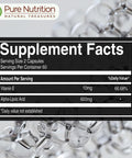 Pure Nutrition Alpha Lipoic Acid 600Mg Vitamin E 120 Caps Powerful Antioxidant To Support Nerve & Heart Health . Non-Gmo