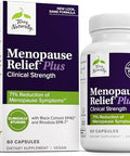 Terry Naturally Menopause Relief Plus Menopause Symptom Supplement Supplement To Aid Against Occasional Tiredness & Night Sweats Supplement With Rhodiola & Black Cohosh 60 Capsules
