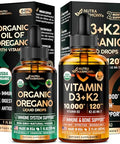 Nutraharmony Organic Oil Of Oregano & Vitamin D3 K2 Drops