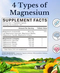 Vitalitown Magnesium + Hyaluronic Acid Bundle Magnesium Complex (Item 1) and Hyaluronic Acid Plus Vitamin C (Item 2) 120 Magnesium Capsules and 90 Hyaluronic Acid Capsules