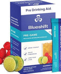 Blueshift Pregame Pre Drinking Nac Supplement Electrolytes Powder Packets Hydration Packets Liver Support With Ginger Cysteine Milk Thistle No Sugar Powder Sticks (10 Pack)