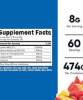 Nutricost Larginine Complex (Fruit Punch 60 Servings) Gluten Nongmo