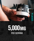 Jacked Factory Nitrosurge Build Pre Workout With Creatine For Muscle Building (30 Servings Arctic White) & Creatine Monohydrate Powder For Muscle Growth & Increased Strength (30 Servings Unflavored)