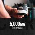 Jacked Factory Nitrosurge Build Pre Workout With Creatine For Muscle Building (30 Servings Arctic White) & Creatine Monohydrate Powder For Muscle Growth & Increased Strength (30 Servings Unflavored)