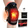 Halidodo Red Light Therapy & Vibration Massage Knee Brace - Wireless Rechargeable Controller 660Nm & 850Nm Red Light Therapy Heated Device For Knee/Joint/Elbow/Shoulder.