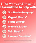 O Positiv Uro Women S Probiotic All-In-One Probiotic For Women - Vaginal Gut Skin And Oral Microbiome Health 20B Cfus Licorice Root Dandelion Non-Gmo Vegan Gluten-Free 30 Capsules