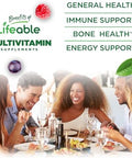 Lifeable Sugar Free Multivitamin for Men Gummies with Iron and 18 Essential Vitamins and Minerals Sugar Free Vitamins 90 Gummies