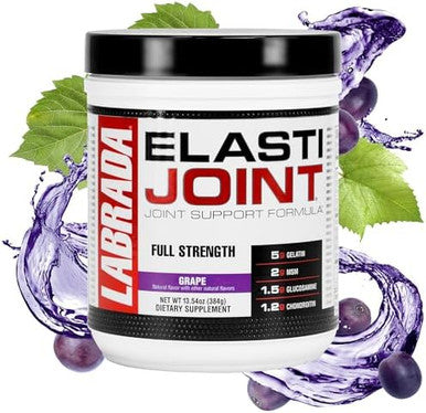 Labrada Nutrition Elastijoint Glucosamine Joint Support Supplement Powder for Men and Women Joint Relief and Bone Health Supplement with MSM Glucosamine Chondroitin MSM Gluten Free