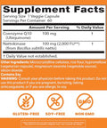 Doctor'S Best Coq10 100 Mg Nattokinase 2000 Fu Supplement - Coenzyme Q10 And Nattokinase Caps For Men & Women Supports Heart Health & Circulation Support Gluten Free Vegan 60 Veg Capsules