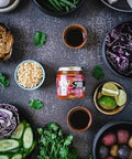 Sky Valley Sambal Oelek Chili Paste - Red Chili Paste, Made with Red Jalapenos & Garlic, Gluten Free, Vegan, Keto, USDA Organic, Non-GMO, Sambal Oelek Sauce, Chili Paste Asian - 7 Oz
