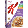 Kellogg's Special K Breakfast Cereal, Fiber Cereal, Family Breakfast, Fruit and Yogurt, 12.6oz Box (1 Box)