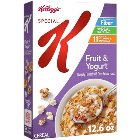 Kellogg's Corn Flakes Breakfast Cereal, Kids Cereal, Family Breakfast, Family Size, Original, 18oz Box (1 Box)