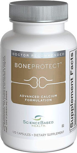 ScienceBased Health Boneprotect - Advanced Calcium Supplement For Bone Health - 800 Mg. Calcium, Vitamin D, Vitamin K, Soy Isoflavones, Hesperidin, Green Tea Extract - 120 Capsules