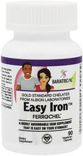 Bariatricpal Easy Iron 25Mg Capsules By Bariatricpal Highly Absorbable & Easy On Your Stomach (90Ct)