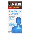 BENYLIN Extra Strength Sore Throat & Cough Syrup 250mL/8.75 fl. oz. Bottle