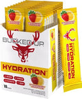 Bucked Up Hydration - Strawberry Lemonade Electrolyte And Hydration Powder Drink Mix 18 Packs (18 Servings)