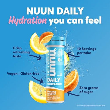 Nuun Hydration Daily, Wellness Electrolyte Tablets, Mixed Berry, No Sugar, 5 Essential Electrolytes For Hydration, Vegan, Gluten Free, 4 Pack (40 Servings)