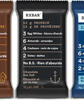 RXBAR Protein Bar Variety Pack, 14 Count Chocolate Sea Salt, Peanut Butter Chocolate & Blueberry Simple Ingredient Snack Bars