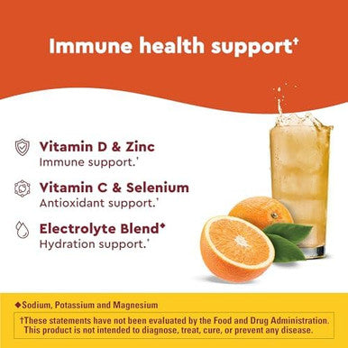 Nature Made Wellblends Immunemax Fizzy Drink Mix, Vitamin C 1500Mg, Zinc 15 Mg, Vitamin D3 1000 Iu (25 Mcg), Plus B Vitamins And Electrolytes Hydration Blend, 30 Stick Packs