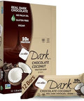 Nugo Dark Chocolate Coconut 10G Protein Bar Vegan Gluten Nongmo Kosher Pareve 24 Count