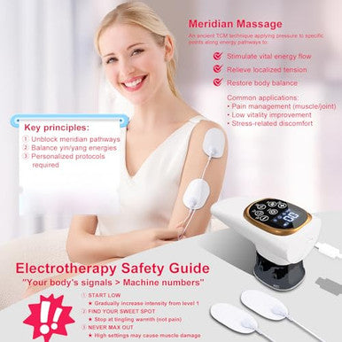 Tjstjs 4-In-1 Anti Cellulite Massage ToolElectric CuppingBody Sculpting Massager For Stomach Arms Legs- Face Lift DeviceLymph Drainage Machine & Skin Tightening Device (Black)