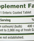 Nature's Bounty Garlic 2000Mg Tablets 120 Ea (Pack Of 4)