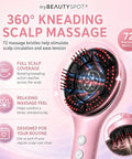 My Beauty Spot Scalp Massager For Hair Growth Electric Scalp Massager With Red Light Therapy Head Massage Comb Hair Oil Applicator