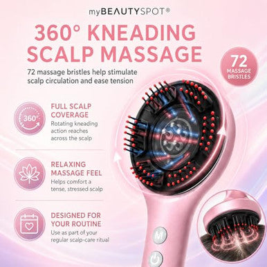 My Beauty Spot Scalp Massager For Hair Growth Electric Scalp Massager With Red Light Therapy Head Massage Comb Hair Oil Applicator