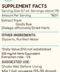 Goats Rue B120 Alcohol-Free Herbal Extract Tincture, Super-Concentrated Goats Rue (Galega officinalis) (4 fl oz)