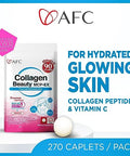 Afc Japan Collagen Beauty Mcp-Ex With Marine Collagen Peptide 1.5X Better Absorption Than Other Collagen For Anti-Aging Skin Hair Nails Bone And Joints For Women & Men 90 Days Supply