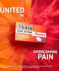 Motrin Dual Action with Tylenol Fast-Acting Long Lasting Pain Reliever with Ibuprofen & Acetaminophen for Minor Aches & Pains Ibuprofen (NSAID) 125 mg & Acetaminophen 250 mg