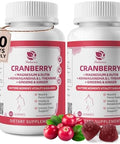 Lukaree 2 Pack Cranberry Gummies For Women " Cranberry Complex With Dmannose Ashwagandha Magnesium Ginseng " Urinary Tract Mood & Energy Support " Daytime Vitality Supplement " 120 Count