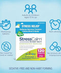 Boiron Stresscalm Tablets For Relief Of Stress Anxiousness Nervousness Irritability And Fatigue 120 Count (2 Pack Of 60)