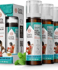 Gurunanda Menthol With Magnesium Spray For Pain Relief " 10.5% Menthol Cooling Spray For Muscle Joint & Back Discomfort " Nomess Fastacting Relief Pack Of 3