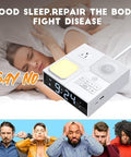Gannyfer White Noise Sound Machine With Dual Alarm Clock - Soft Night Light 41 Non Looping Sounds Usb Port Charger 3 Timers Memory Function 31 Adjustable Volume Sleep Sound Machine For Adult & Home Bedroom